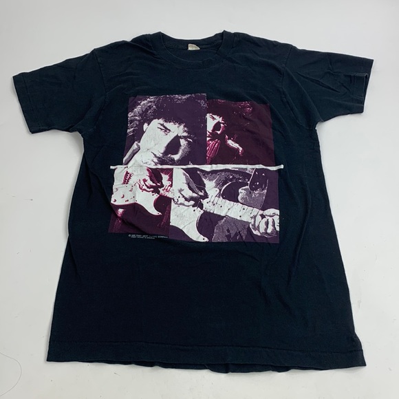 Vintage 1990 Bob Dylan Band graphic T shirt L Fruit of Loom 1988 Tour Company - Picture 1 of 12